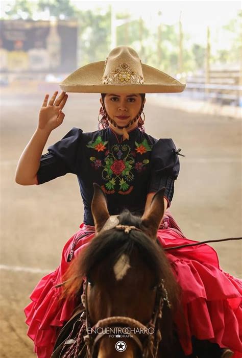 Escaramuza Dresses Vestido Charro Mexican Costume Mexican Girl Folk