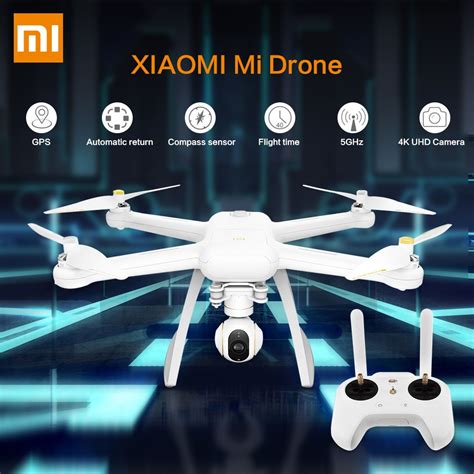 buy original xiaomi mi drone hd  wifi fpv ghz quadcopter  axis gyro gimbal