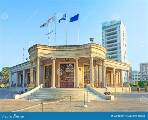 de hoofdstad van cyprus stock foto image  overheid