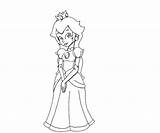 Peach Coloring Pages Princess Daisy Princes Print Color Printable Comments Getcolorings Coloringhome Popular sketch template