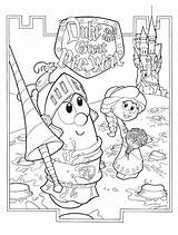 Coloring Pages Veggie Tales Kids Bible Printable Gideon Esther Veggietales Special Story Honesty Queen Great Colouring Compassion Sheets God Books sketch template