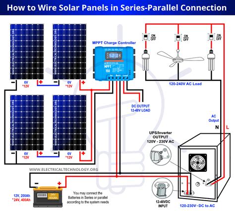wire solar panels  series parallel configuration series parallel solar panels solar