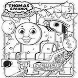 Thomas Coloring Train Pages Friends Printable Birthday Tank Print Sheets Color Party Clipart Engine Celebration Kids Getdrawings Getcolorings Choose Board sketch template