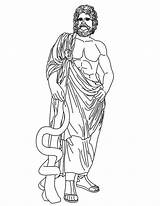 Greek Drawing Healer God Hades Coloring Pages Gods Uploaded User Rising Aesculapius Healing Nurtures Virgo Natural Getdrawings sketch template