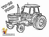 Tractor Coloring Pages Farm Print Tractors Sheets Ford Colouring Printable Tw Book Tracteur Kids Massey Deere Color John Cartoon Vehicles sketch template