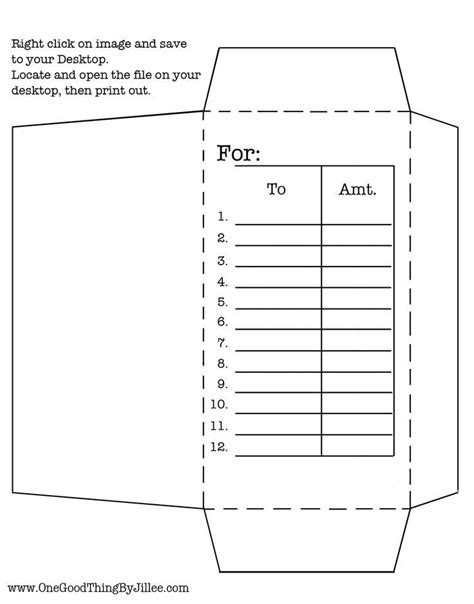 cash budget envelope template printable budget envelopes money