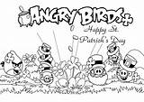 Coloring St Patricks Pages Angry Happy Birds Bird Coloringbook4kids Rocks sketch template