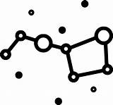 Constellation Dipper Vectorified sketch template