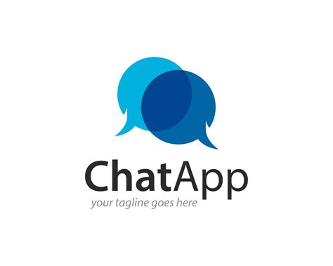 chat app logo icon vector  vector art  vecteezy