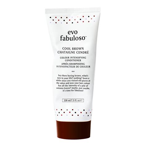 Evo Fabuloso Cool Brown Colour Boosting Treatment 220ml Hair Products