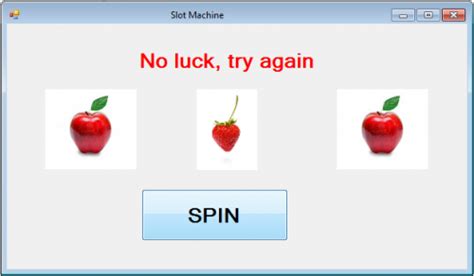creating  slot machine program  vbnet  source code tutorials