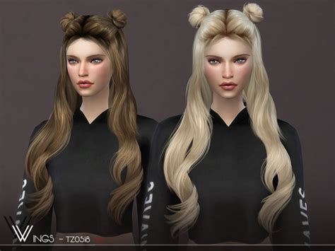 Wings Tz0518 Hair By Wingssims At Tsr Sims 4 Updates