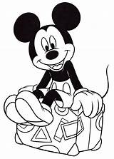 Disney Coloring Pages Mickey Walt Characters Mouse Fanpop Muis sketch template