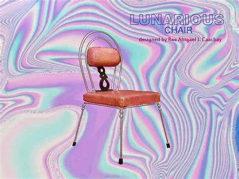 lunarious chair design by rae abigael caacbay