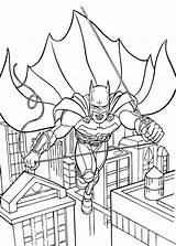 Gotham Coloring Pages City Getdrawings sketch template