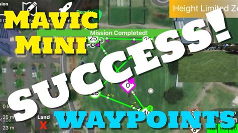 dji mavic mini waypoints part  success mavic maven  king youtube