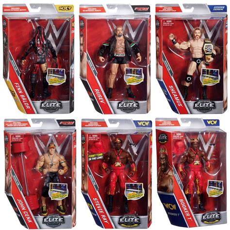 wwe elite  complete set   wwe toy wrestling action figures walmartcom walmartcom