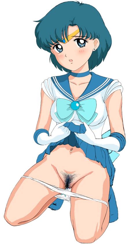 rule 34 ami mizuno bishoujo senshi sailor moon blue eyess blue hair blush boots choker female