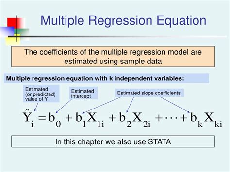 introduction  multiple regression powerpoint    id