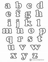 Bubble Letters Lowercase Letter Alphabet Writing Print Alphabets Printables Set Kids sketch template