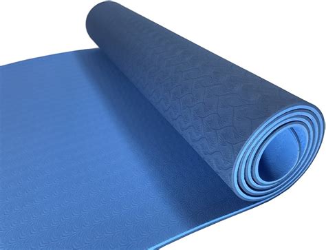 bolcom sportbay eco deluxe fitnessmat yogamat    cm licht blauw