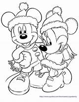 Mickey Mouse Christmas Coloring Pages Getcolorings Printable Color sketch template