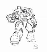 Warhammer 40k Marine Coloring Iron Hands Space Deviantart Imperial Drawing Book Pages Marines Godfried Wh40k Colouring Heresy Horus Drawings Vs sketch template