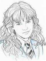 Hermione Granger Jerome Hermelien Fantaisie Griffel Colorear24 Konserler Bleistift Dessins sketch template