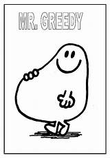 Mr Men Coloring Pages Colouring Miss Little Printables Colour Characters Greedy Sheets Color Print Popular Preschool Coloringhome sketch template
