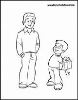 Coloring Dad Pages Father Daddy Mommy Print Popular Template Boys sketch template