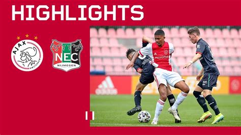 highlights ajax  nec  competitie youtube