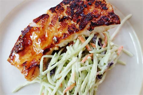 This Is A Great Weeknight Recipe Ginger Teriyaki Sea Bass With Wasabi