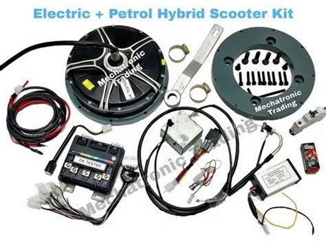 hybrid scooter conversion kit hub motor kit  petrol  hybrid activa hybrid conversion