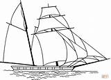 Sailing Ship Coloring Dessin Pages Coloriage Clipart Catamaran Imprimer Printable Voilier Openclipart Categories sketch template