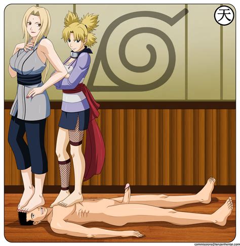 commission tsunade and temari vs a guy by tenzen hentai foundry