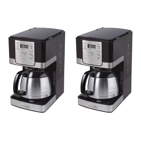 coffee brew  cup programmable coffee maker  thermal carafe  pack walmartcom
