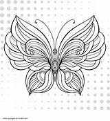 Butterfly Coloring Pages Colouring Adults Printable Print Butterflies Adult Color Look Other sketch template