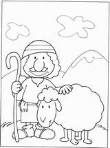 Shepherd Coloring Jesus Good Pages Sheep Shepherds Visit Imagination Baby Color Printable Parable Getcolorings 2603 Popular Getdrawings Library Clipart Divyajanani sketch template