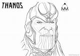Thanos Coloring Pages Printable Mustafa Munir Arts Twitter Kids Adults Bettercoloring sketch template