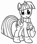 Mlp Coloring Starlight Pages Glimmer Pony Little Template sketch template