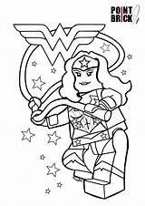 Wonder Woman Colorear Batman Heros Capitan Colouring Pointbrick Supergirl Sull Supereroi Ausmalen Festa Salvato Outstanding Superheroes Dibujosonline 색칠 공부 Stampare sketch template