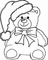 Coloring Bear Ucla Chrismas Pages Template sketch template