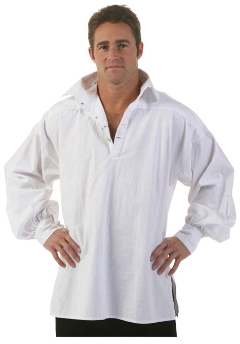 mens white renaissance shirt halloween costume ideas