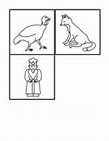 Henny Penny Printable Character Pages Coloring Template Activities sketch template