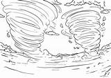 Ausmalbilder Malvorlage Ausmalbild Malvorlagen Wetter Ausmalen Ausdrucken Tornados Auswählen Tornada Kolorowanki sketch template