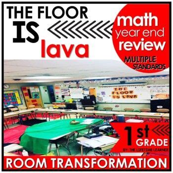 floor  lava math review st grade classroom transformation escape