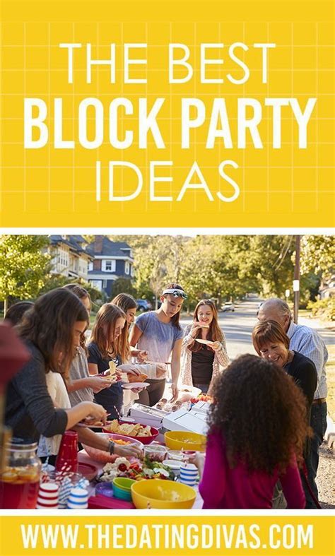 discover  unique block party ideas neighborhood block party
