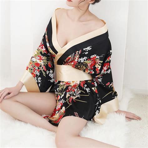 Traditional Brand Women Japanese Kimono Sleepwear Sexy