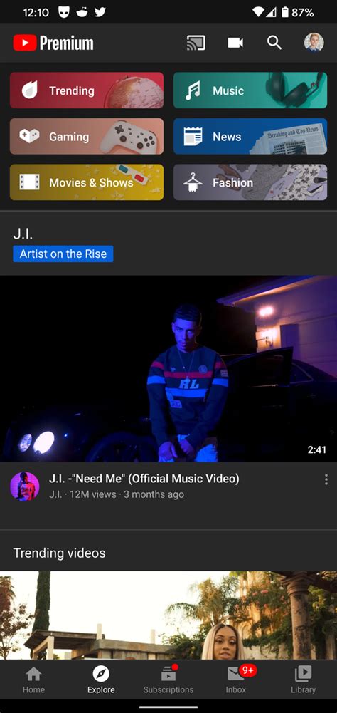 youtube s new explore tab in testing for the last two years starts