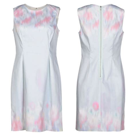 elie tahari soft sky blue watercolor pastel garden party holly sheath dress nwt ebay